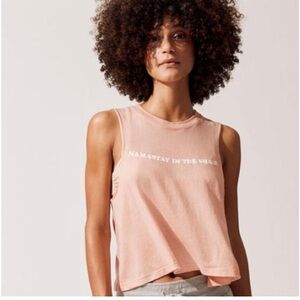 Spiritual Gangster Peach Muscle Tee